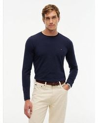 Tommy Hilfiger - Slim Jersey Long Sleeve T-Shirt - Lyst