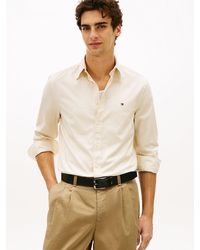 Tommy Hilfiger - Flex Poplin Regular Long Sleeve Shirts - Lyst