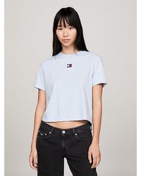 Tommy Hilfiger - Boxy Fit T-Shirt mit Tommy-Badge - Lyst