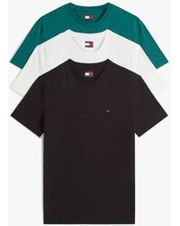 Tommy Hilfiger - 3-Pack Tommy Flag Extra Slim T-Shirts - Lyst