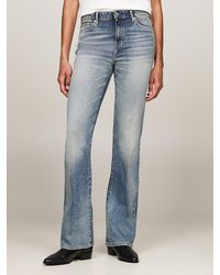 Tommy Hilfiger - Faded Mid Rise Bootcut Jeans - Lyst