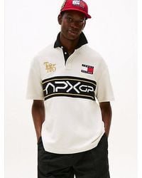 Tommy Hilfiger - The Apxgp Collection Relaxed Fit Polo Met Logo - Lyst