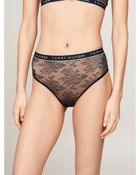 Tommy Hilfiger - Floral Lace High Rise Hipster Briefs - Lyst