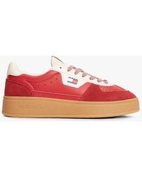 Tommy Hilfiger - The Greenwich Leather Chunky Cupsole Trainers - Lyst