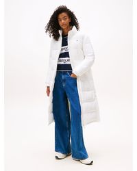 Tommy Hilfiger - Doudoune Longue À Capuche Compressible - Lyst