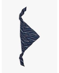 Tommy Hilfiger - Rope Print Pure Silk Scarf - Lyst
