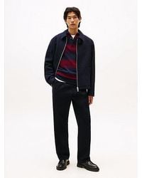 Tommy Hilfiger - Smart Casual Relaxed Fit Broek Met Persvouwen - Lyst
