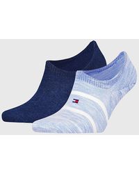 Tommy Hilfiger - Lot de 2 paires de chaussettes invisibles à drapeau - Lyst