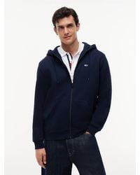 Tommy Hilfiger - Brushed Fleece Zip-thru Hoody - Lyst