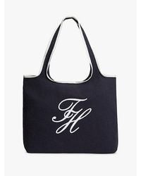 Tommy Hilfiger - Bolso Tote De Playa En Lona Con Neceser - Lyst