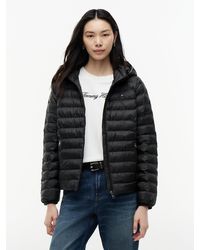 Tommy Hilfiger - Lightweight Padded Hooded Jacket - Lyst