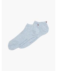 Tommy Hilfiger - 2-pack Flag Embroidery Trainer Socks - Lyst