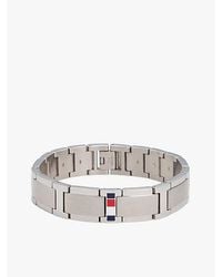 Tommy Hilfiger - Pulsera De Eslabones En Acero Inoxidable - Lyst
