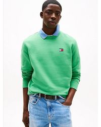 Tommy Hilfiger - Sweatshirt Met Ronde Hals En Tommy-Badge - Lyst