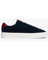 Tommy Hilfiger - Baskets En Daim À Semelle Cuvette - Lyst