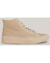 Tommy Hilfiger - Premium Nubuck Leather High-top Trainers - Lyst