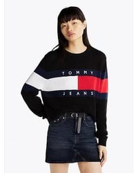 Tommy Hilfiger - Jersey Color Block De Corte Amplio Con Logo - Lyst