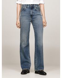 Tommy Hilfiger - Faded High Rise Relaxed Bootcut Jeans - Lyst