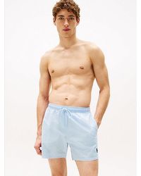 Tommy Hilfiger - Medium Lange Zwemshort Met Th-Monogram - Lyst