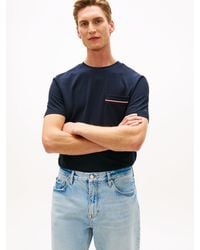 Tommy Hilfiger - Global Stripe Pocket Pique Jersey T-Shirt - Lyst