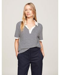 Tommy Hilfiger - Open Placket Relaxed Polo - Lyst