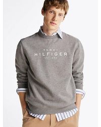 Tommy Hilfiger - Sudadera Con Logo Y Cuello Redondo - Lyst