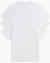Tommy Hilfiger - 3-Pack Signature Jersey Lounge T-Shirts - Lyst