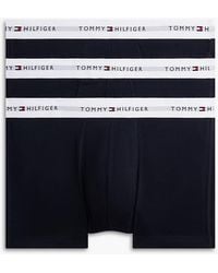 Tommy Hilfiger - 3-Pack Signature Logo Waistband Trunks - Lyst
