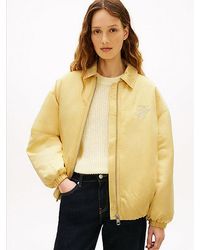 Tommy Hilfiger - Water Repellent Satin Relaxed Padded Jacket - Lyst