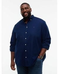 Tommy Hilfiger - Plus Regular Fit Flex Flannel Shirt - Lyst