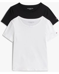 Tommy Hilfiger - Lot De 2 T-Shirts Hilfiger Flag - Lyst