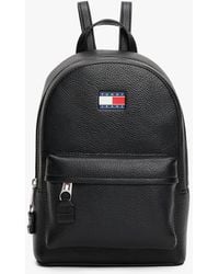 Tommy Hilfiger - Pebble Grain Rubberised Logo Backpack - Lyst
