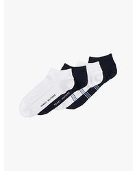 Tommy Hilfiger - Set De Regalo Con 4 Pares De Calcetines Cortos - Lyst