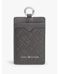 Tommy Hilfiger - Modern Flag Leather Card Holder - Lyst