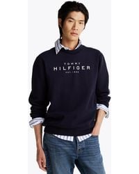 Tommy Hilfiger - Logo Crew Neck Sweatshirt - Lyst