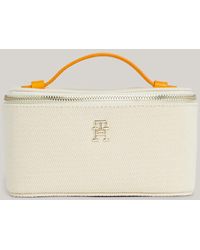 Tommy Hilfiger - Th Monogram Small Canvas Vanity Case - Lyst