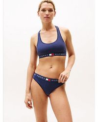 Tommy Hilfiger - String Met Ton-Sur-Ton Heritage-Logo - Lyst