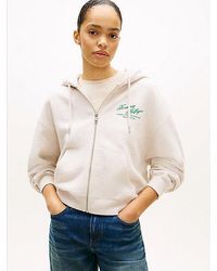 Tommy Hilfiger - Terry Relaxed Zip-Thru Hoody - Lyst