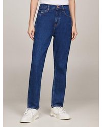 Tommy Hilfiger - Vaqueros Izzie tobilleros de talle alto y corte ajustado - Lyst