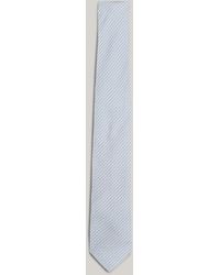 Tommy Hilfiger - Woven Fine Stripe Silk Tie - Lyst