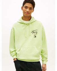 Tommy Hilfiger - Signature Back Logo Washed Relaxed Hoody - Lyst