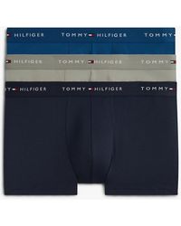 Tommy Hilfiger - 3-Pack Essential Signature Waistband Low Rise Trunks - Lyst