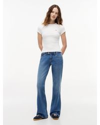 Tommy Hilfiger - Faded Low Rise Bootcut Jeans - Lyst