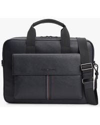 Tommy Hilfiger - Borsa Per Laptop Con Tracolla E Tasca - Lyst