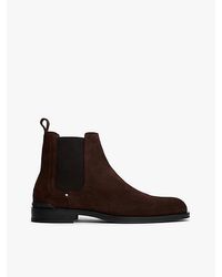 Tommy Hilfiger - Chelsea-Boot Aus Wildleder - Lyst