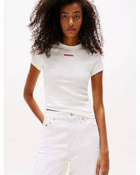 Tommy Hilfiger - Slim Fit T-Shirt Met Logo - Lyst