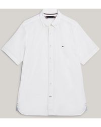 Tommy Hilfiger - Adaptive Th Flex Poplin Regular Short Sleeve Shirt - Lyst