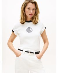 Tommy Hilfiger - Logo Crew Neck T-Shirt - Lyst