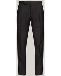 Tommy Hilfiger - Twisted Wool Slim Fit Formal Trousers - Lyst