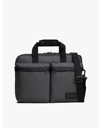 Tommy Hilfiger - Laptop-Tasche Aus Textil Mit Logo-Patch - Lyst